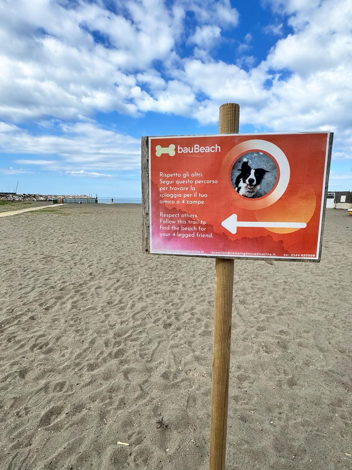 bau beach toscana cecina